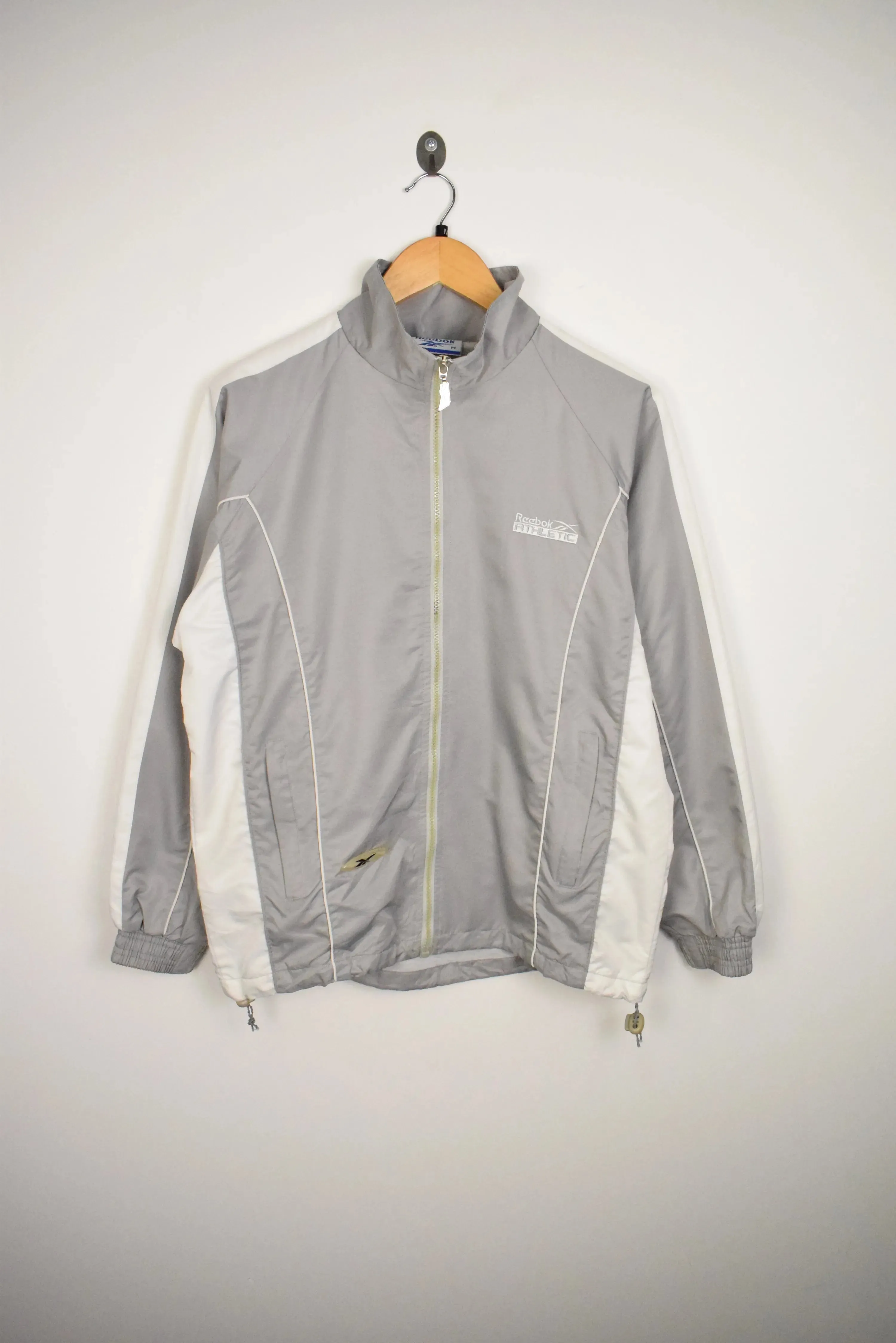 Vintage Reebok Grey Track Jacket (M)