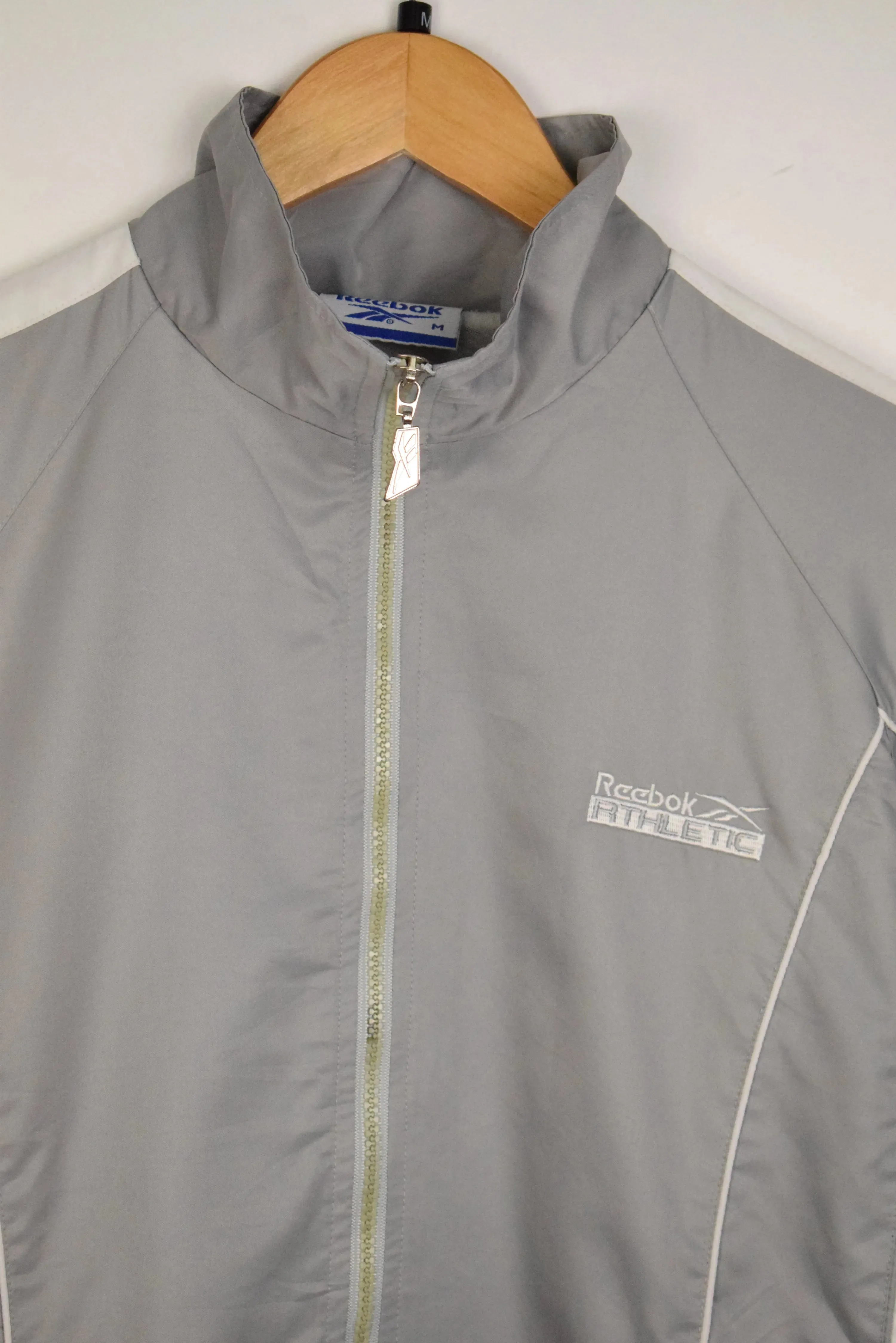 Vintage Reebok Grey Track Jacket (M)