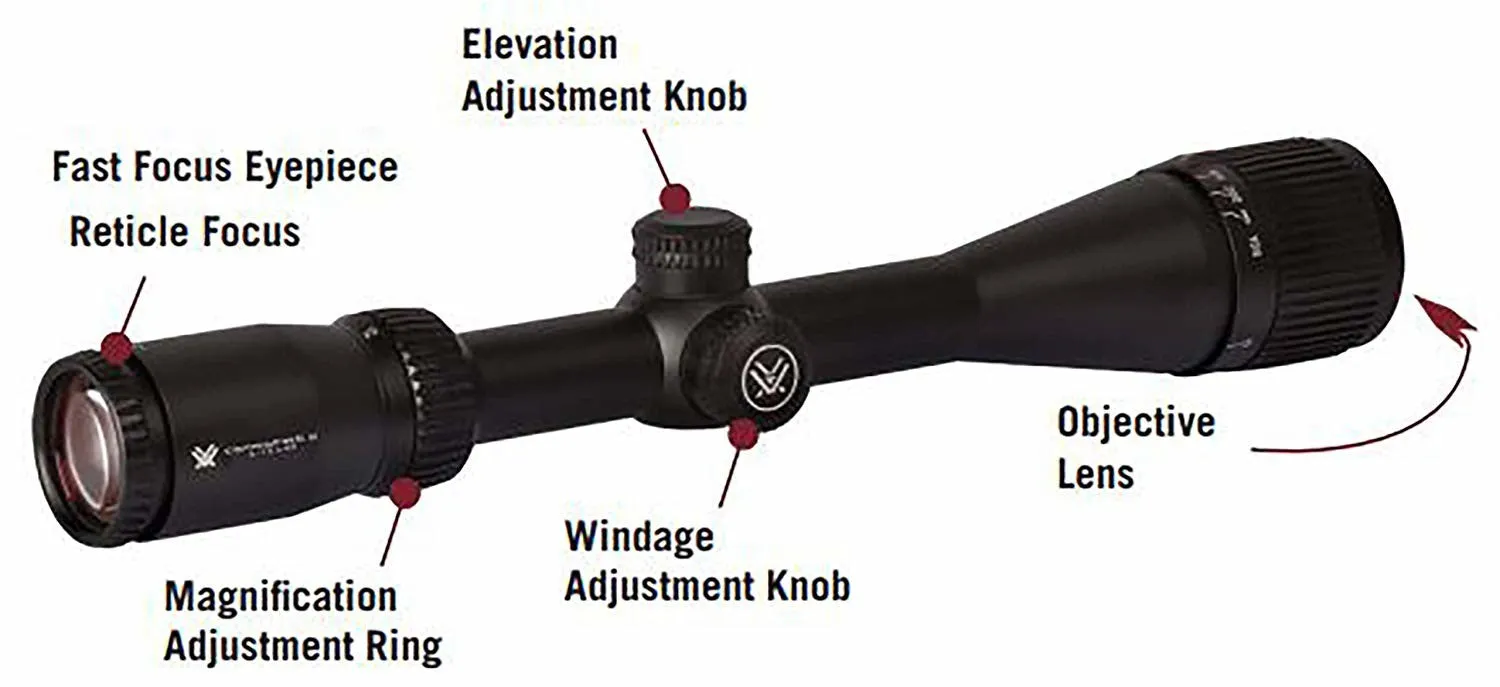 Vortex Optics Crossfire II 4-12x44 SFP Riflescope V-Plex MOA