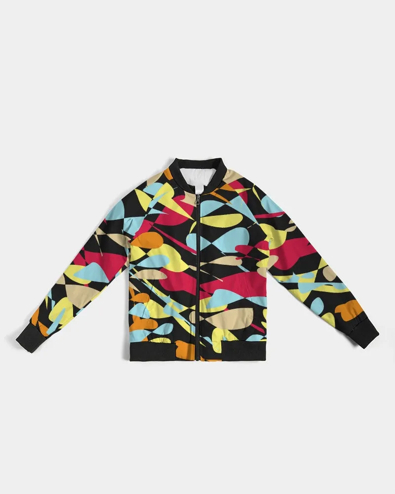 When Confused Black Women's Bomber Jacket