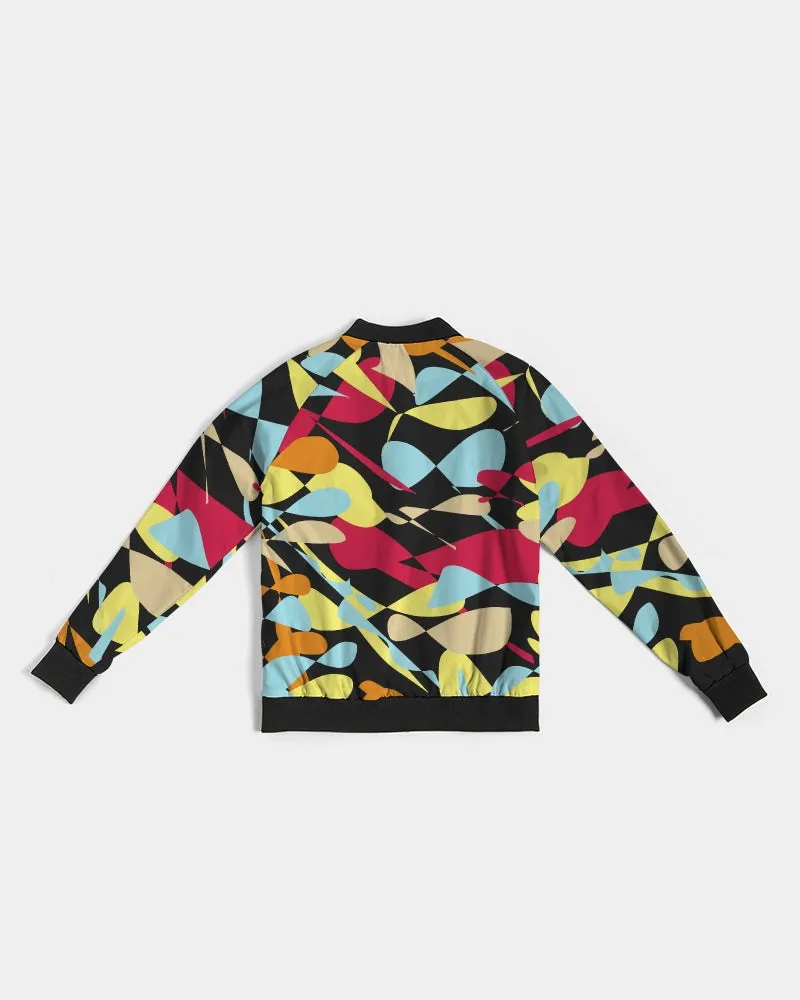 When Confused Black Women's Bomber Jacket
