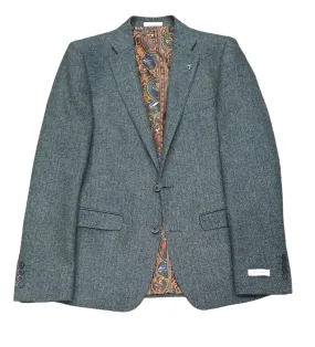White Label Jasper Tapered Fit Blazer - Green/Navy