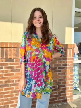 Wildflower Tidal Wave Tunic