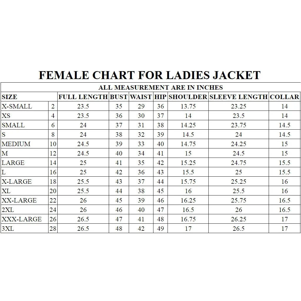 Women`s Black Biker Leather Jacket