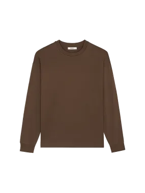 Womens DNA Long Sleeve T-Shirt—cacoa brown