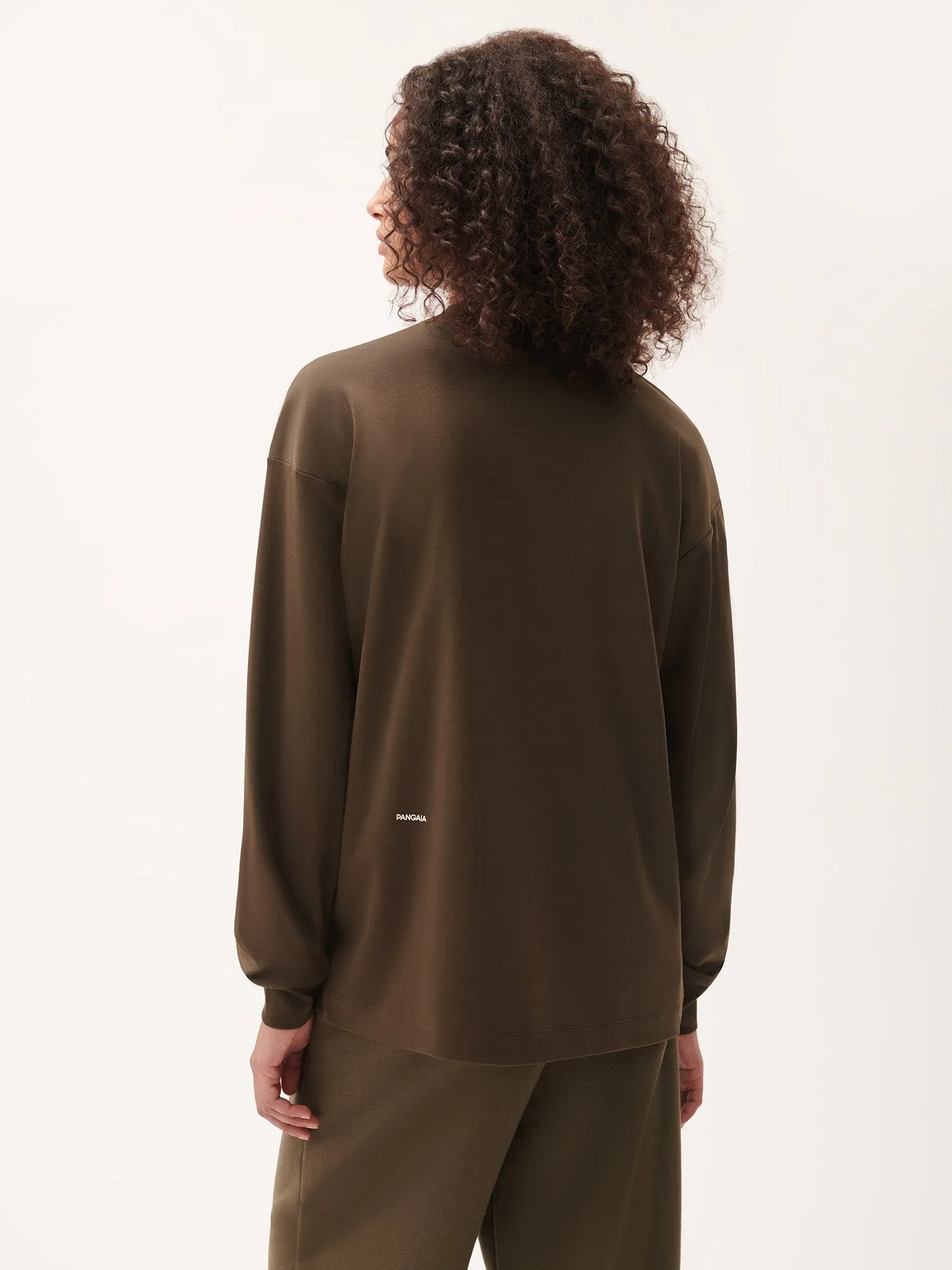 Womens DNA Long Sleeve T-Shirt—cacoa brown