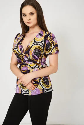 Wrap Front Top Ex-Branded Available In Plus Sizes