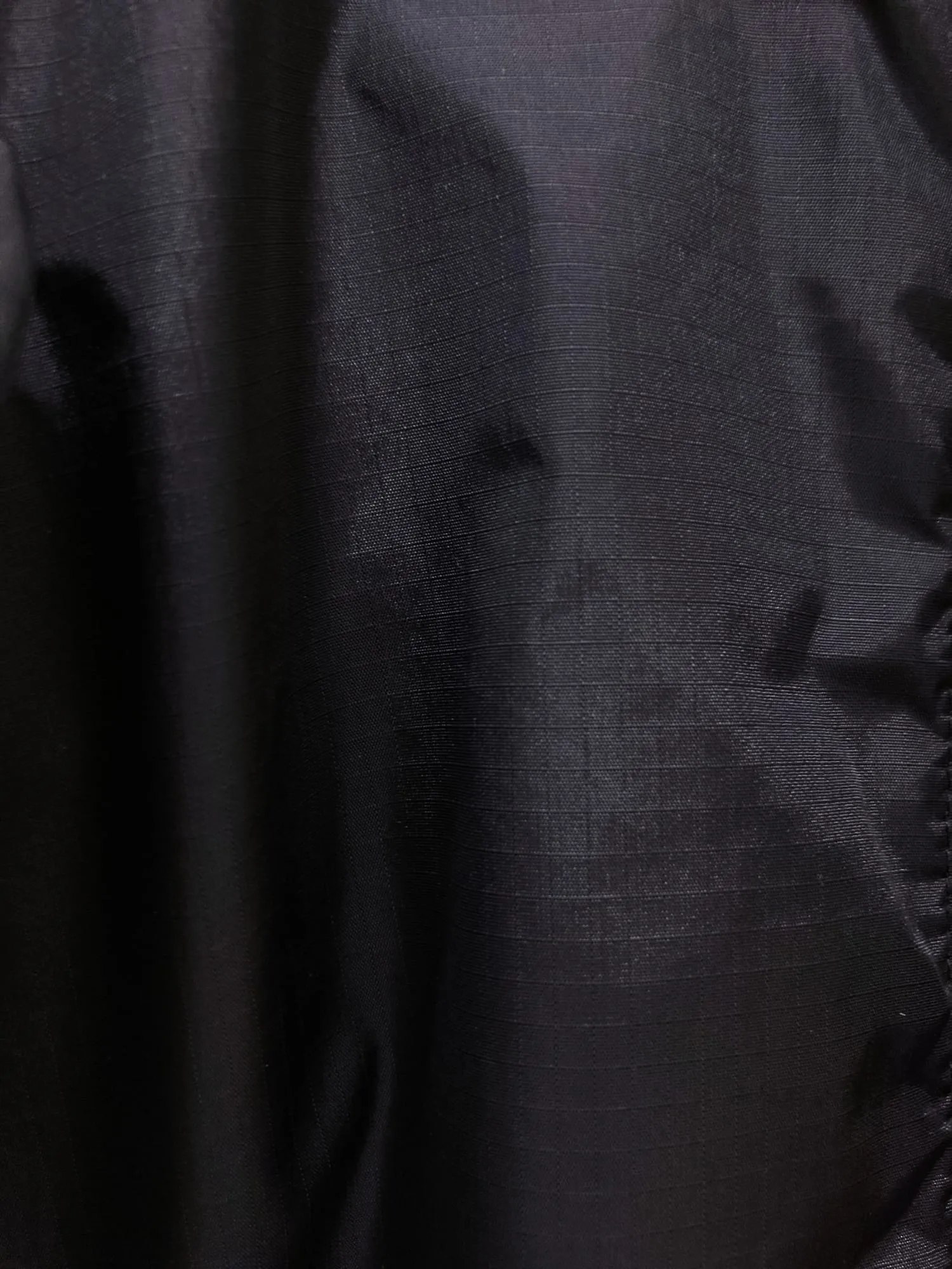 Yohji Yamamoto Y’s for living black nylon fleece lined bomber jacket