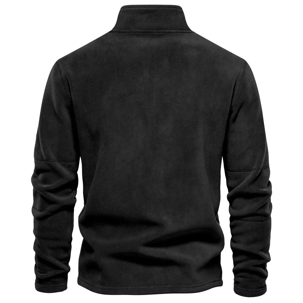 Zip-Neck Fleece Pullover